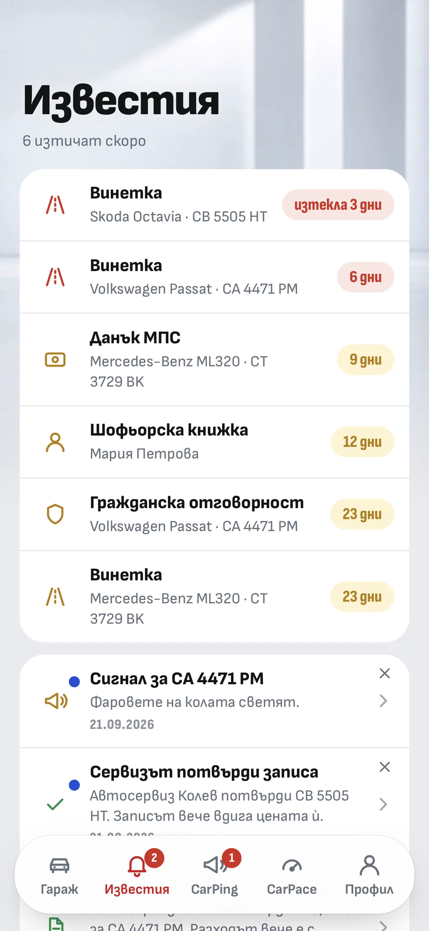 Известията от Cheko